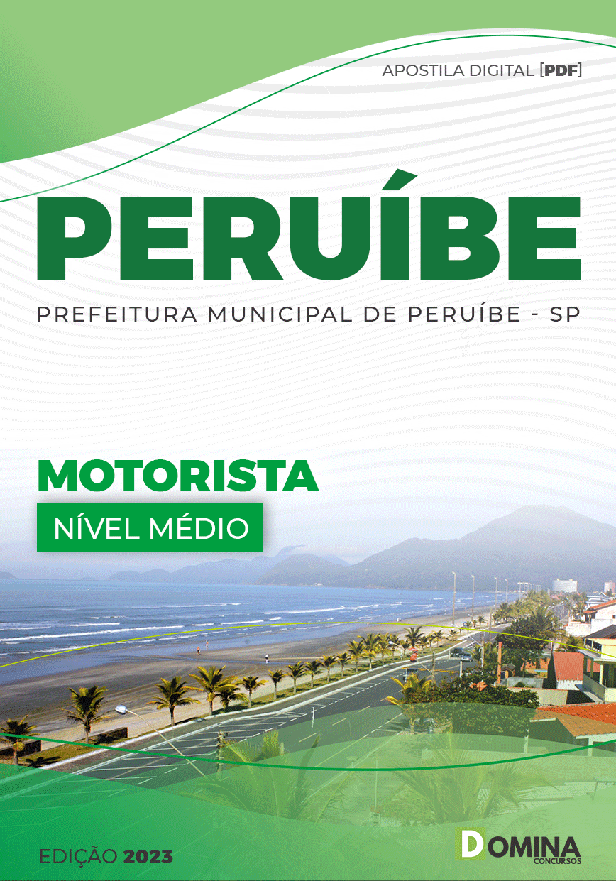 Apostila Pref Estância Balneária Peruíbe SP 2023 Motorista