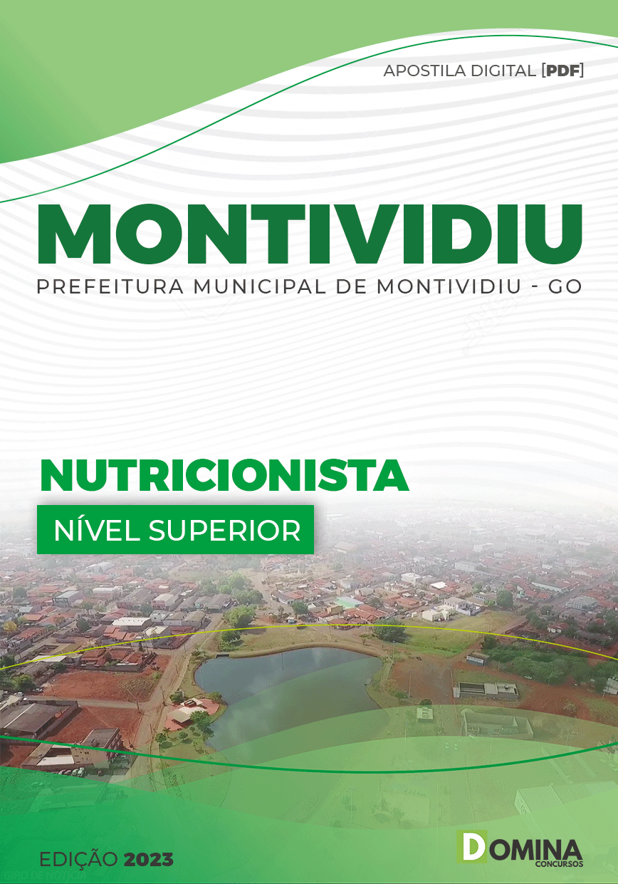 Apostila Digital Pref Montividiu GO 2023 Nutricionista