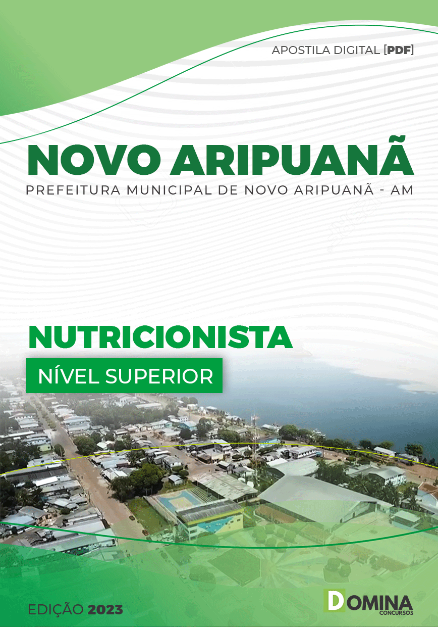 Apostila Pref Novo Aripuanã AM 2023 Nutricionista