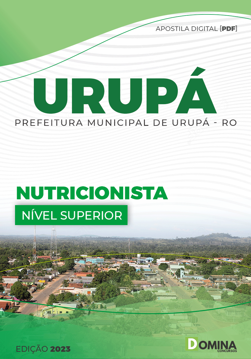 Apostila Concurso Pref Urupá RO 2023 Nutricionista