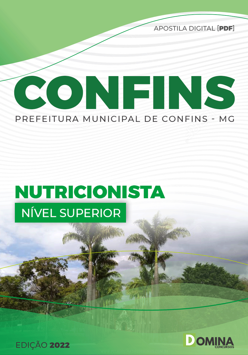 Apostila Digital Pref Confins MG 2022 Nutricionista