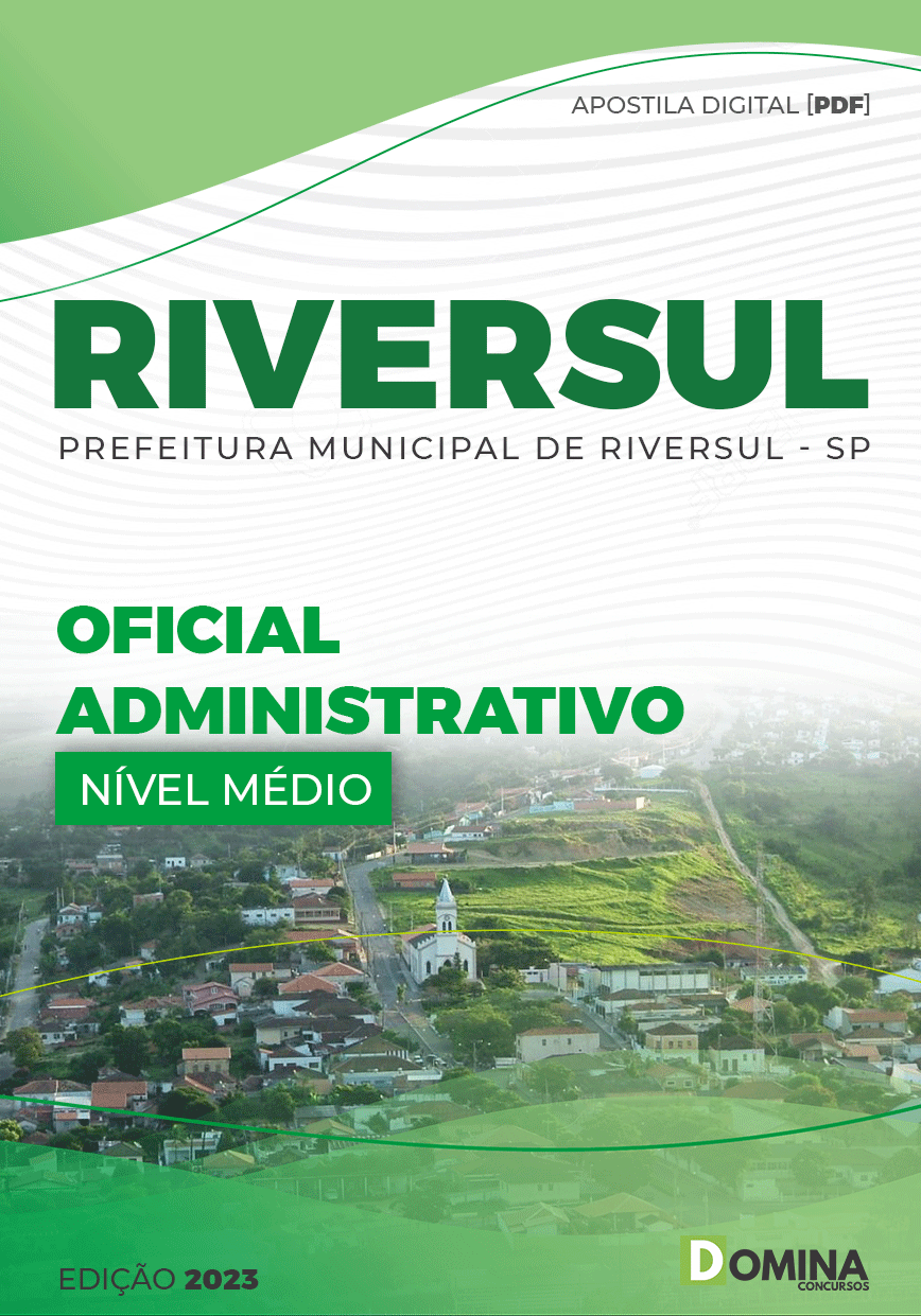 Apostila Concurso Pref Riversul SP 2023 Oficial Administrativo