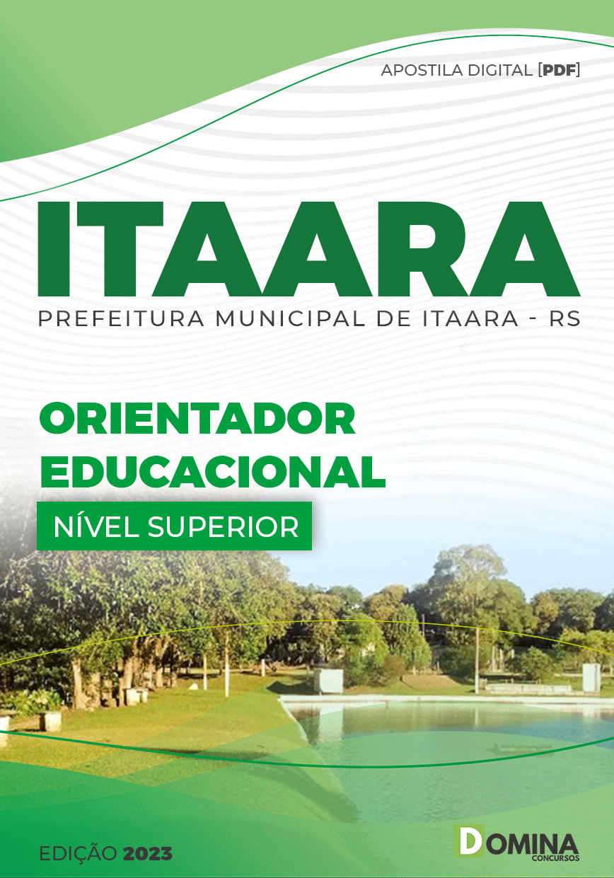 Apostila Pref Itaara RS 2023 Orientador Educacional