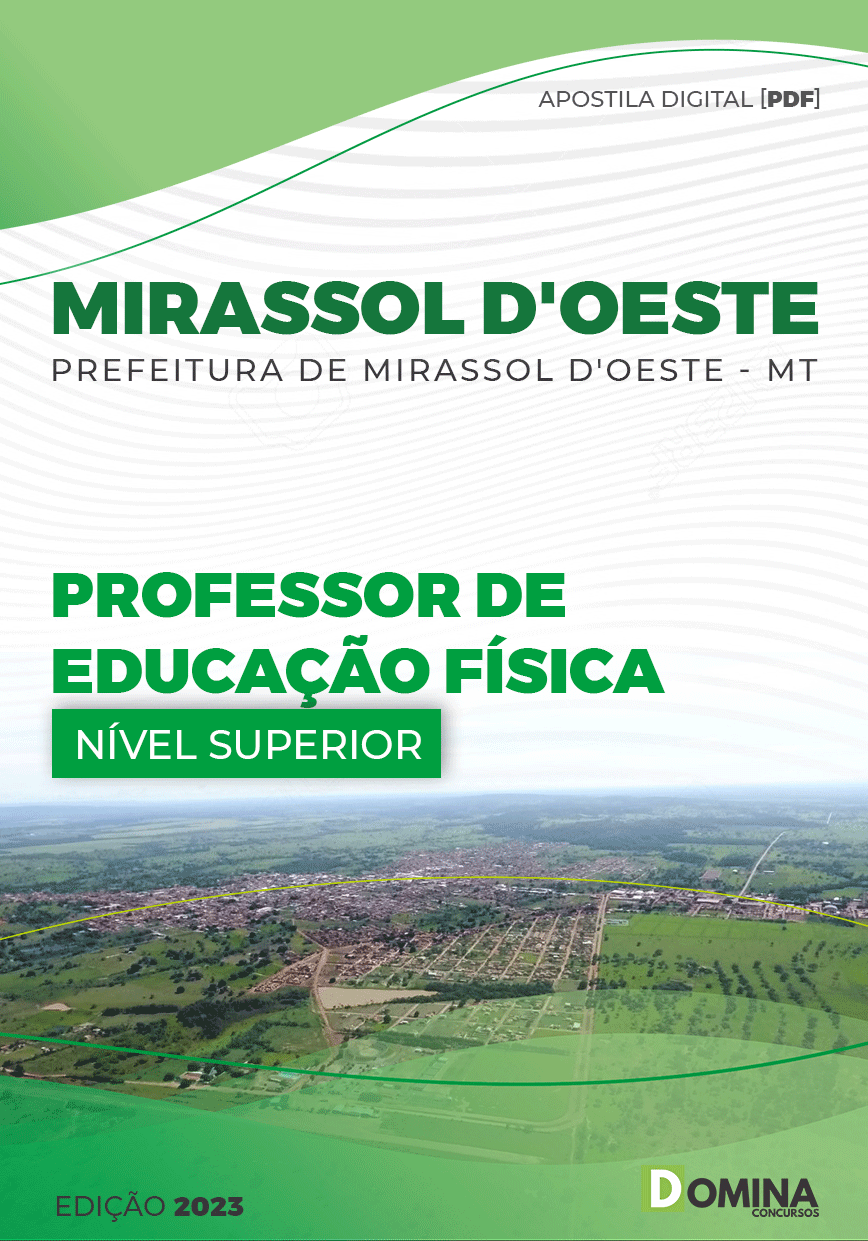 Apostila Pref Mirassol D’oeste MT 2023 Professor Educação Física