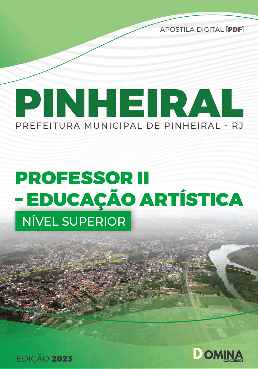 Apostila Pref Pinheiral RJ 2023 Professor II Educação Artística