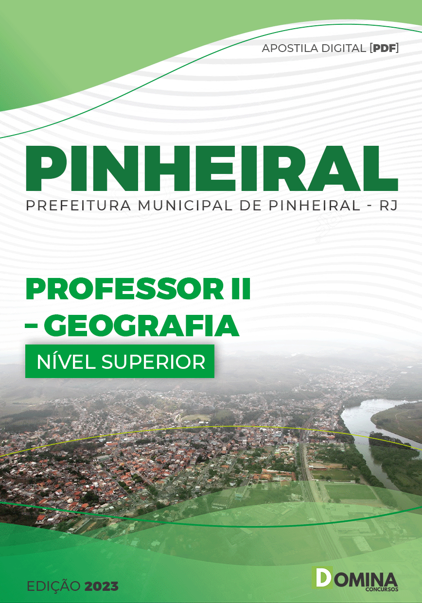 Apostila Pref Pinheiral RJ 2023 Professor II Geografia