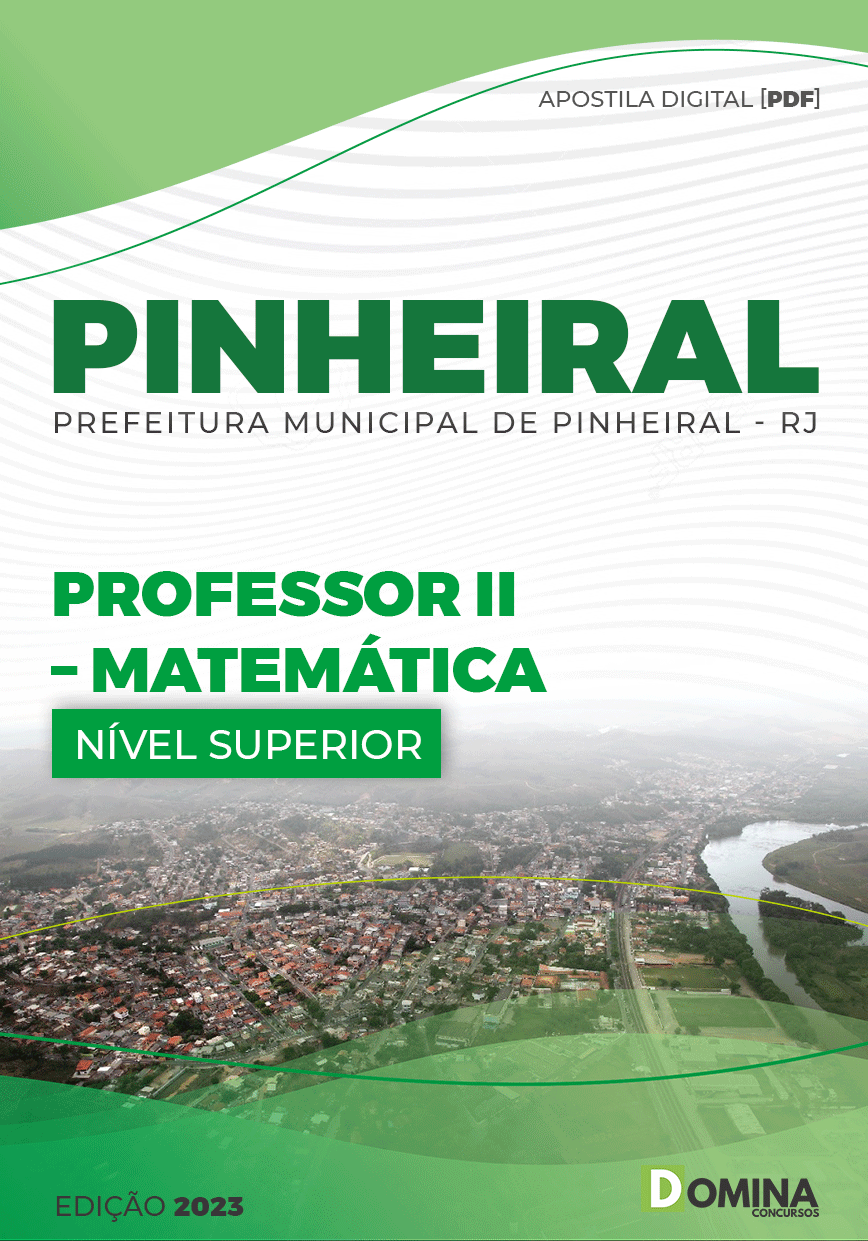 Apostila Pref Pinheiral RJ 2023 Professor II Matemática