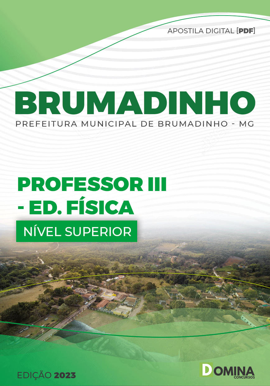 Apostila Pref Brumadinho MG 2023 Professor III Educação Física