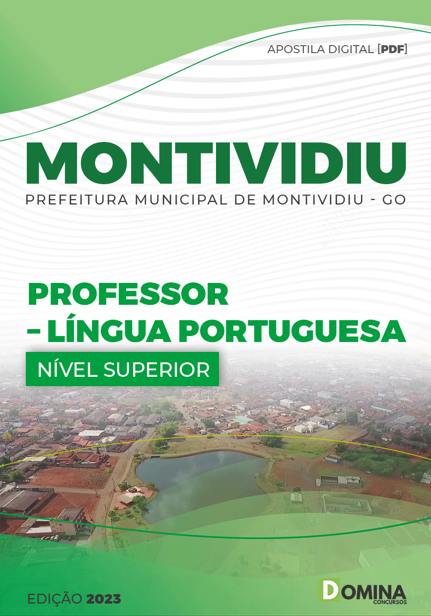Apostila Pref Montividiu GO 2023 Professor Língua Portuguesa