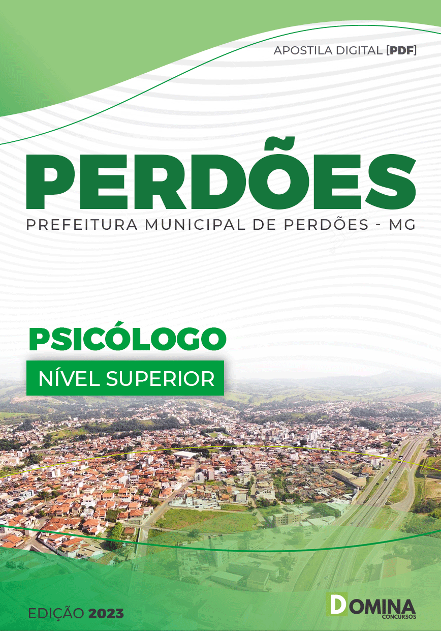 Apostila Concurso Pref Perdões MG 2023 Psicólogo