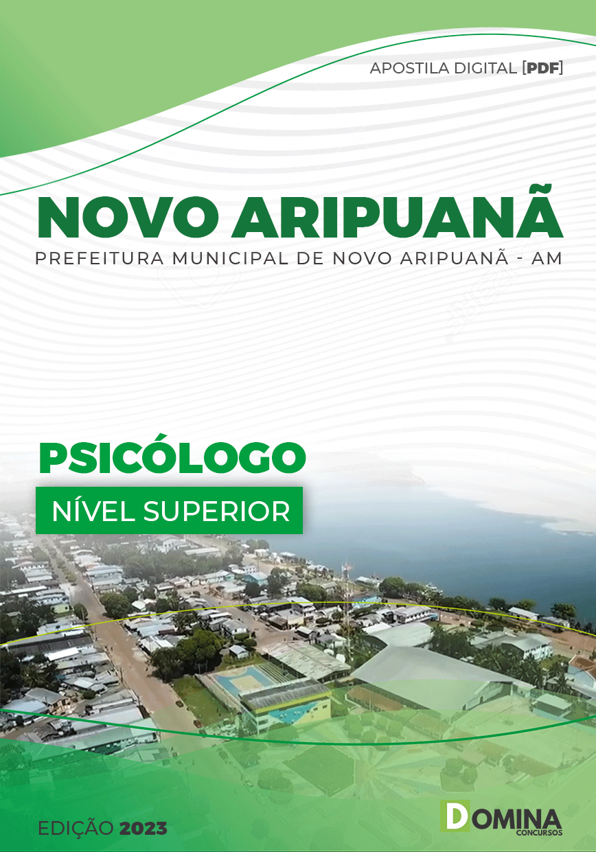 Apostila Digital Pref Novo Aripuanã AM 2023 Psicólogo