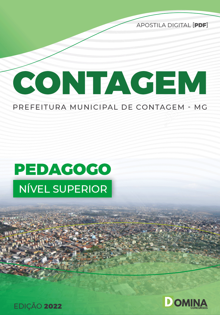 Apostila Digital Pref Contagem MG 2022 Pedagogo