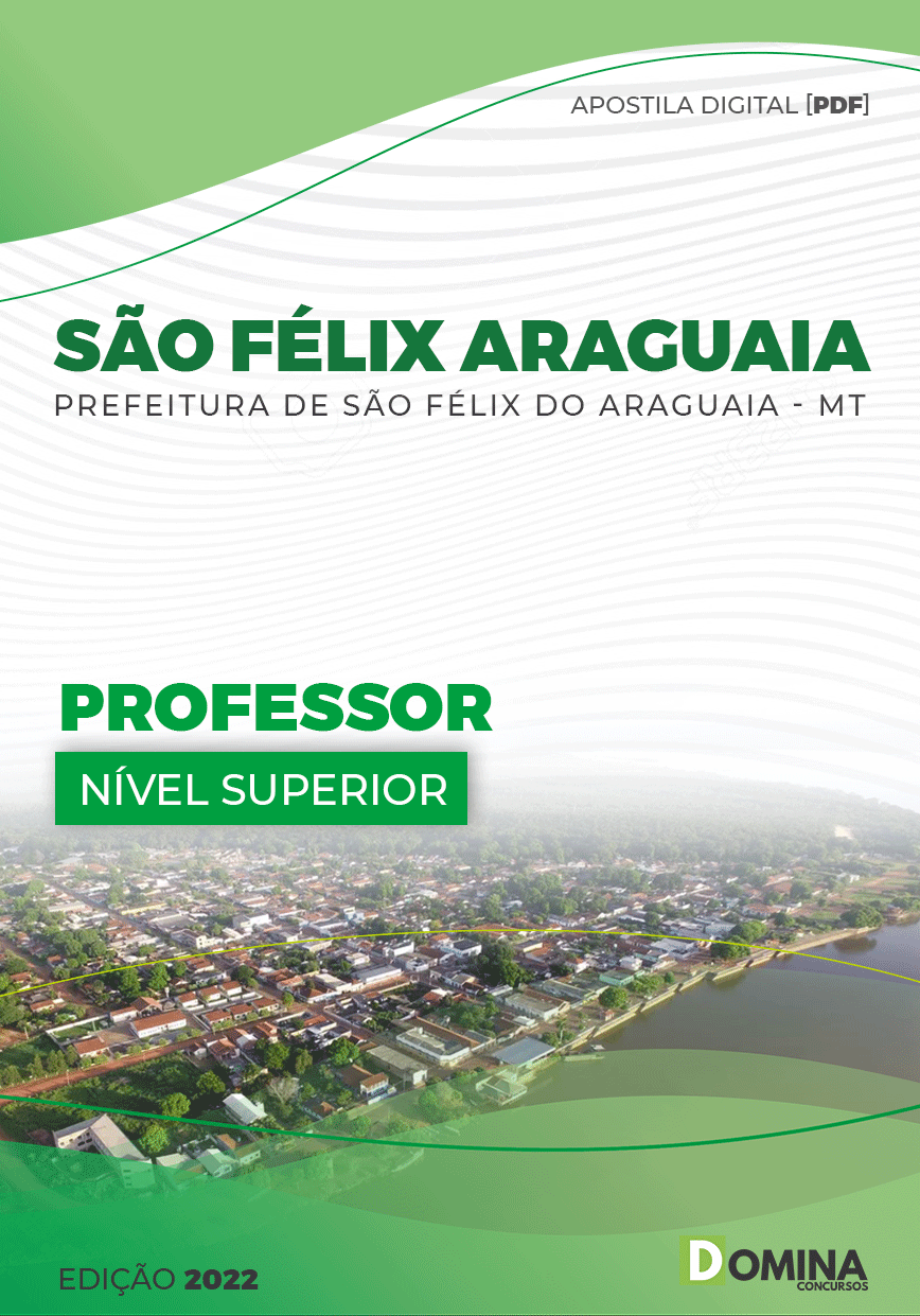 Apostila Pref São Félix do Araguaia MT 2022 Professor
