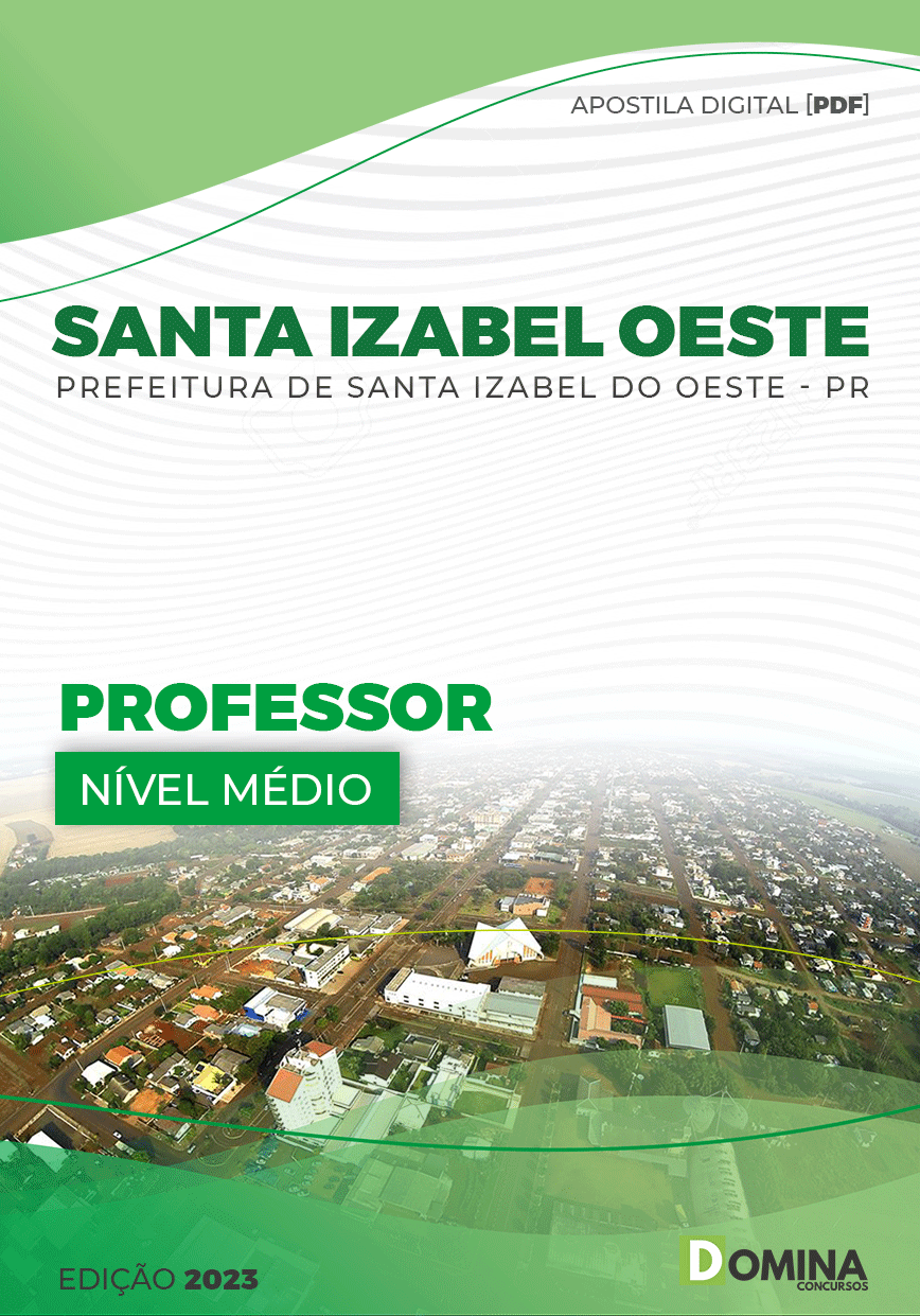 Apostila Pref Santa Izabel Oeste PR 2023 Professor