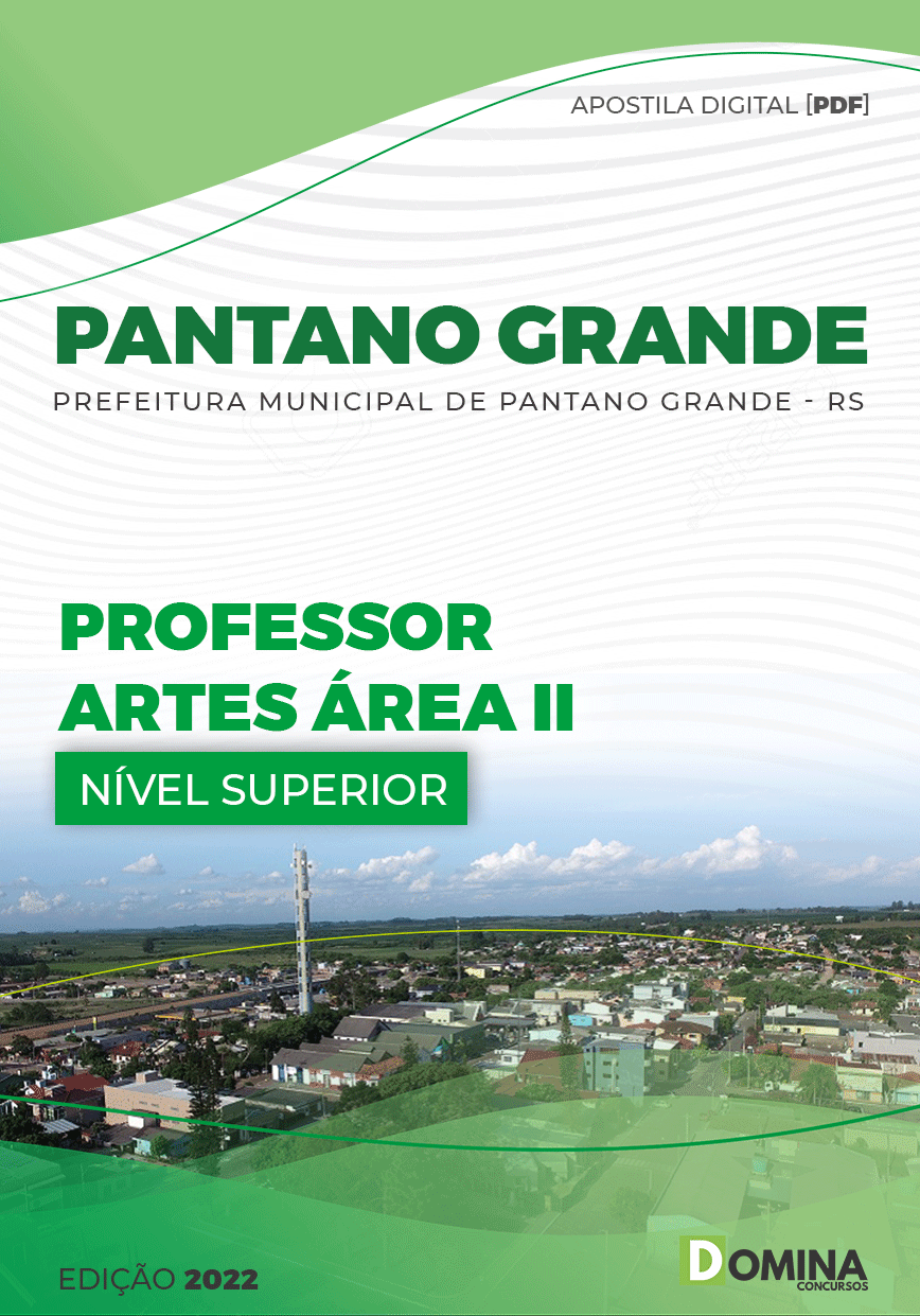 Apostila Pref Pantano Grande RS 2023 Professor Artes Área II