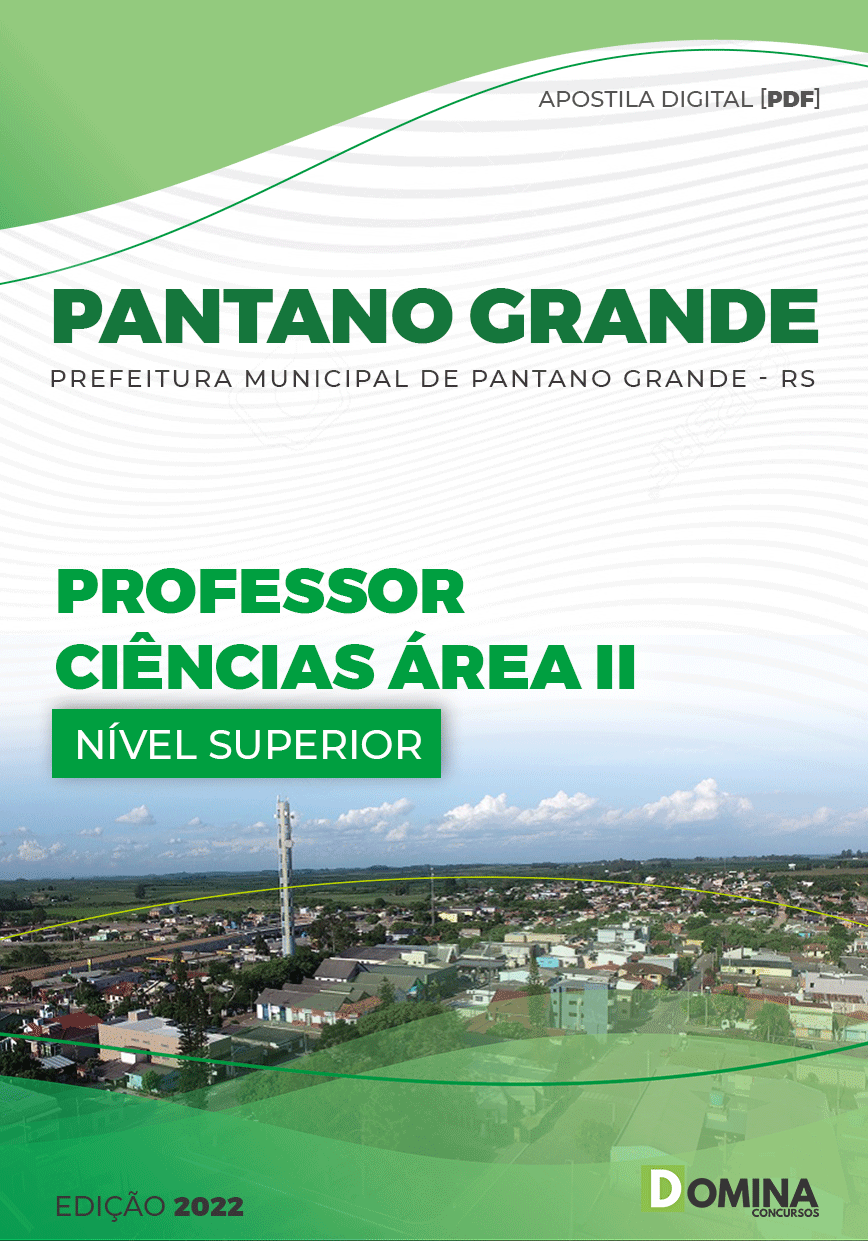 Apostila Pref Pantano Grande RS 2023 Professor Ciências Área II