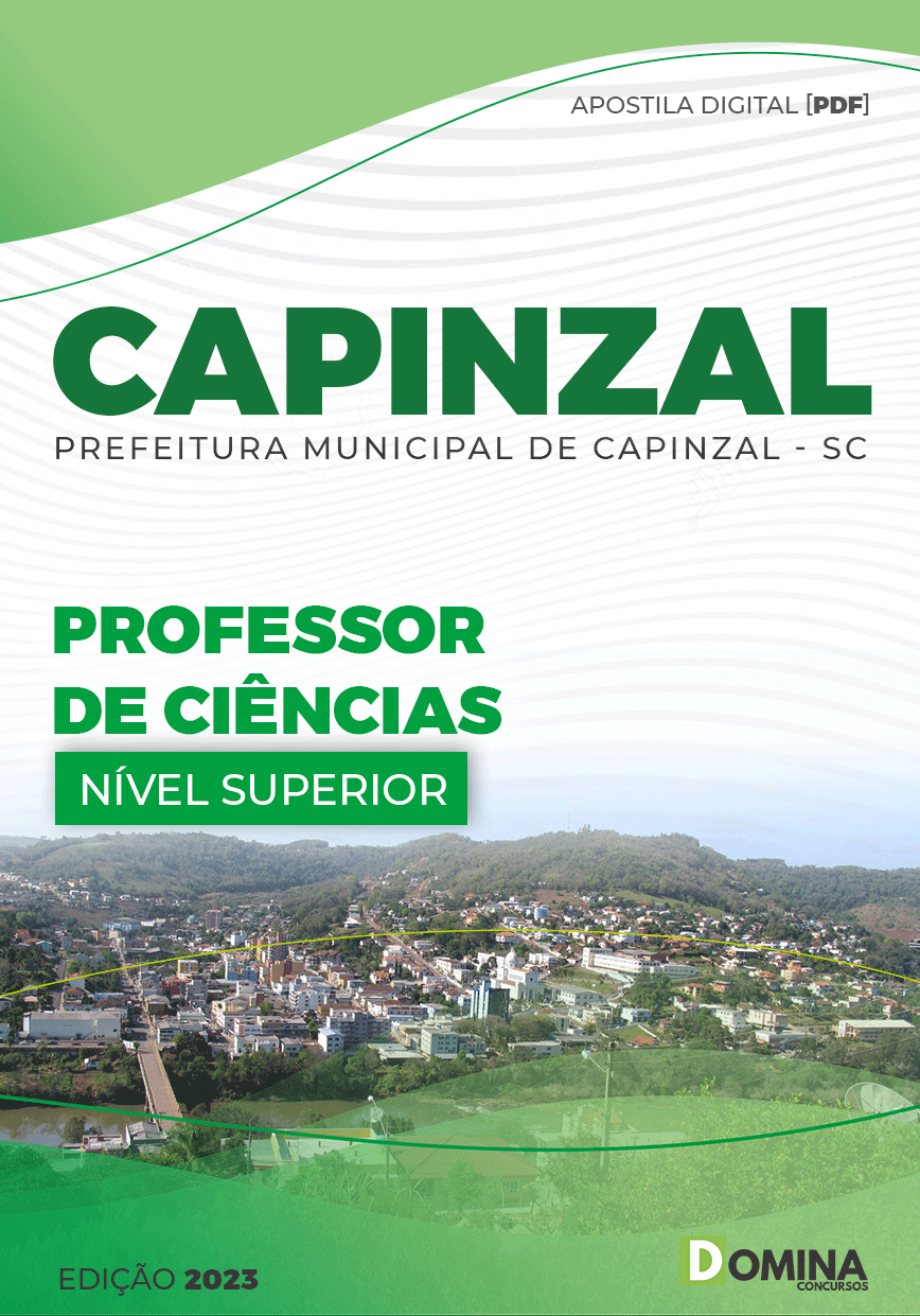 Apostila Digital Pref Capinzal SC 2022 Professor Ciências