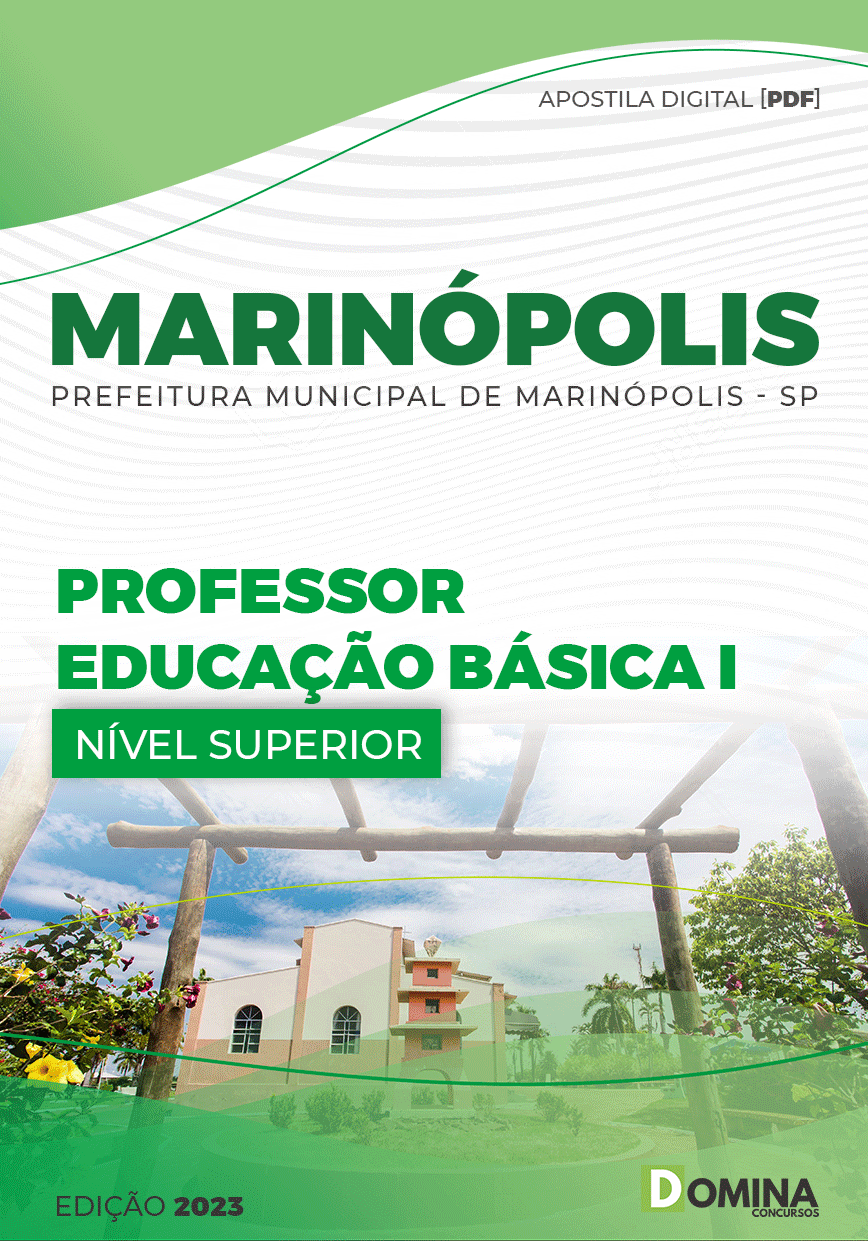 Apostila Pref Marinópolis SP 2023 Professor Educação Básica I