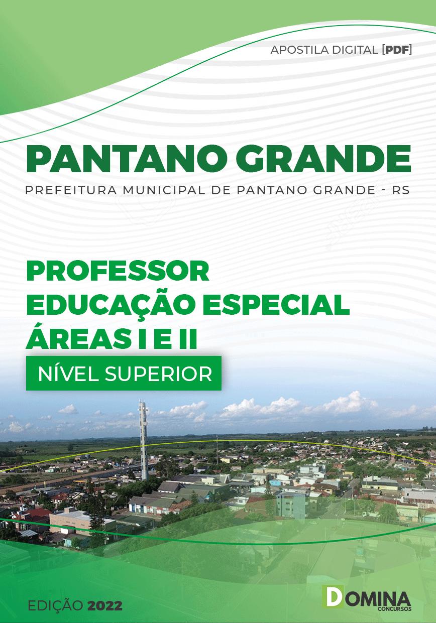 Apostila Pref Pantano Grande RS 2023 Professor Educ Especial Áreas I II