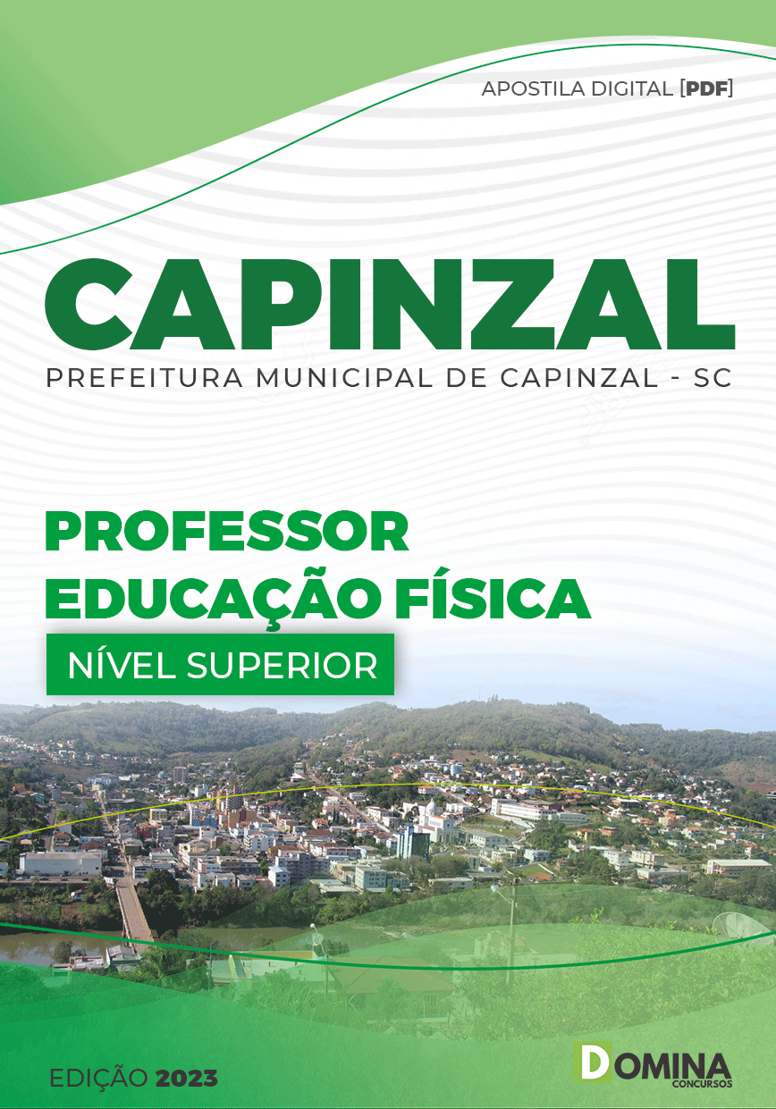 Apostila Pref Capinzal SC 2022 Professor Educação Física