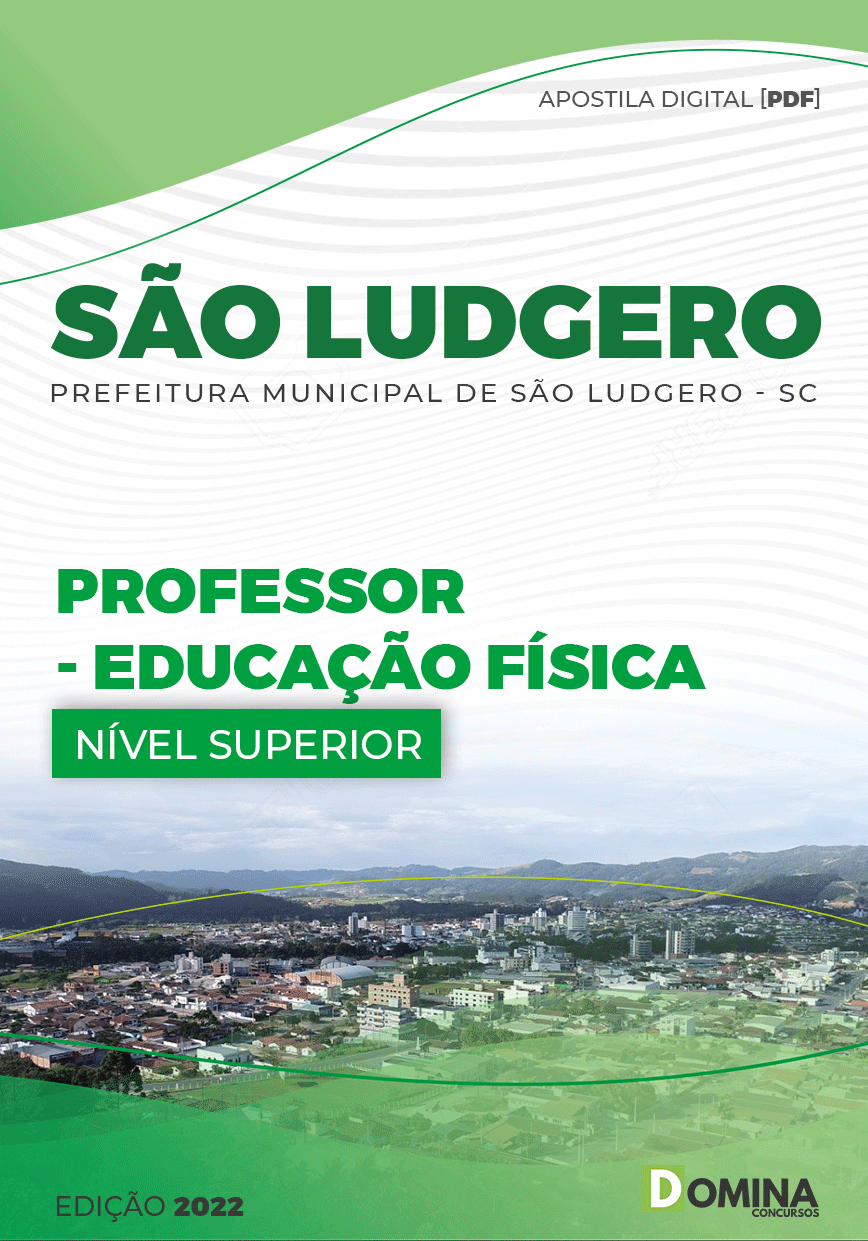 Apostila Pref São Ludgero SC 2022 Professor Educação Física