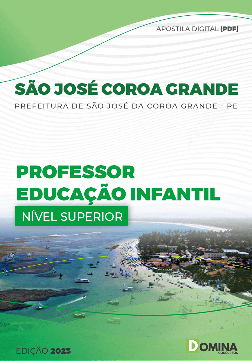 Apostila Pref São José Coroa Grande PE 2023 Professor Educação Infantil