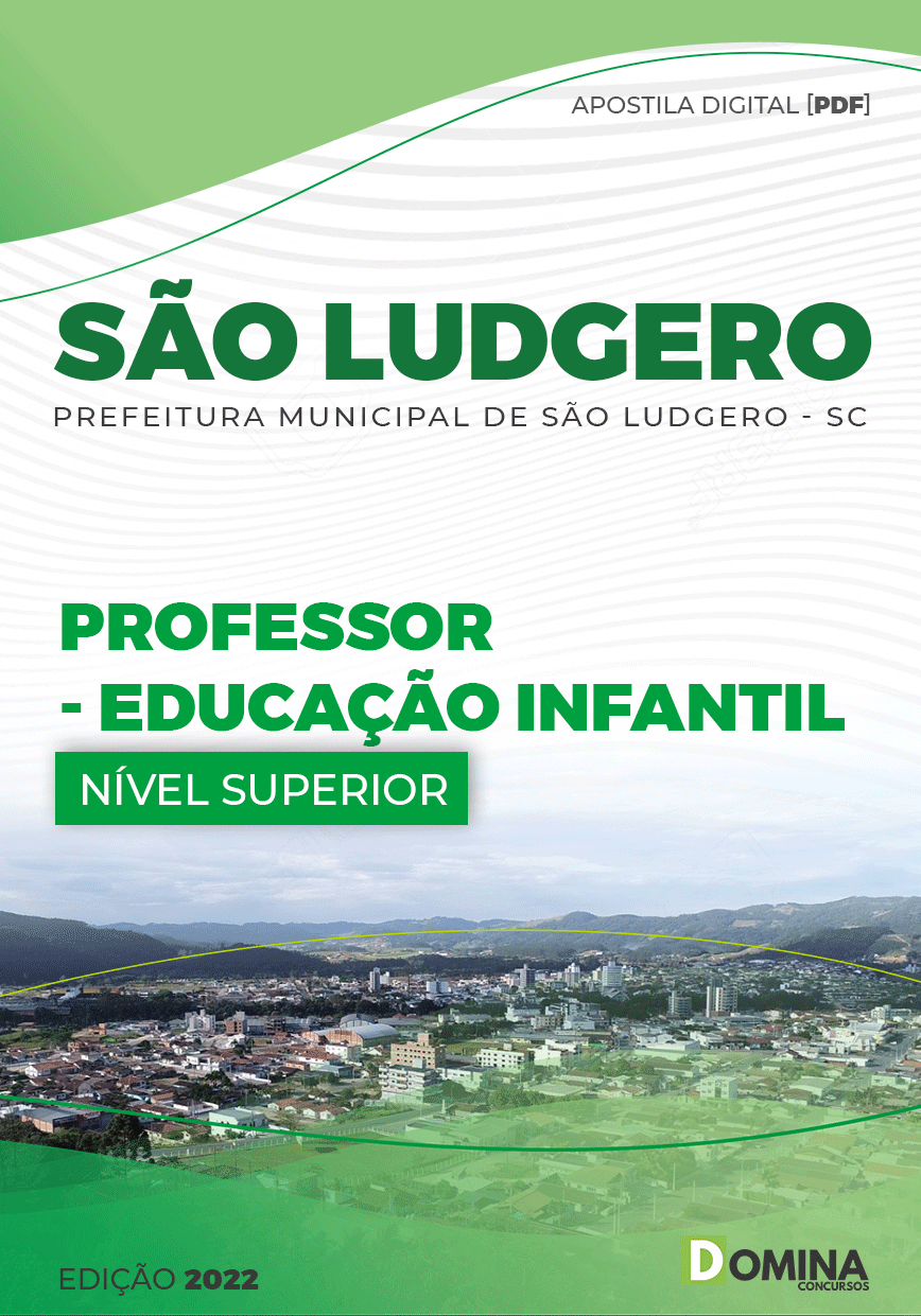 Apostila Pref São Ludgero SC 2022 Professor Educação Infantil