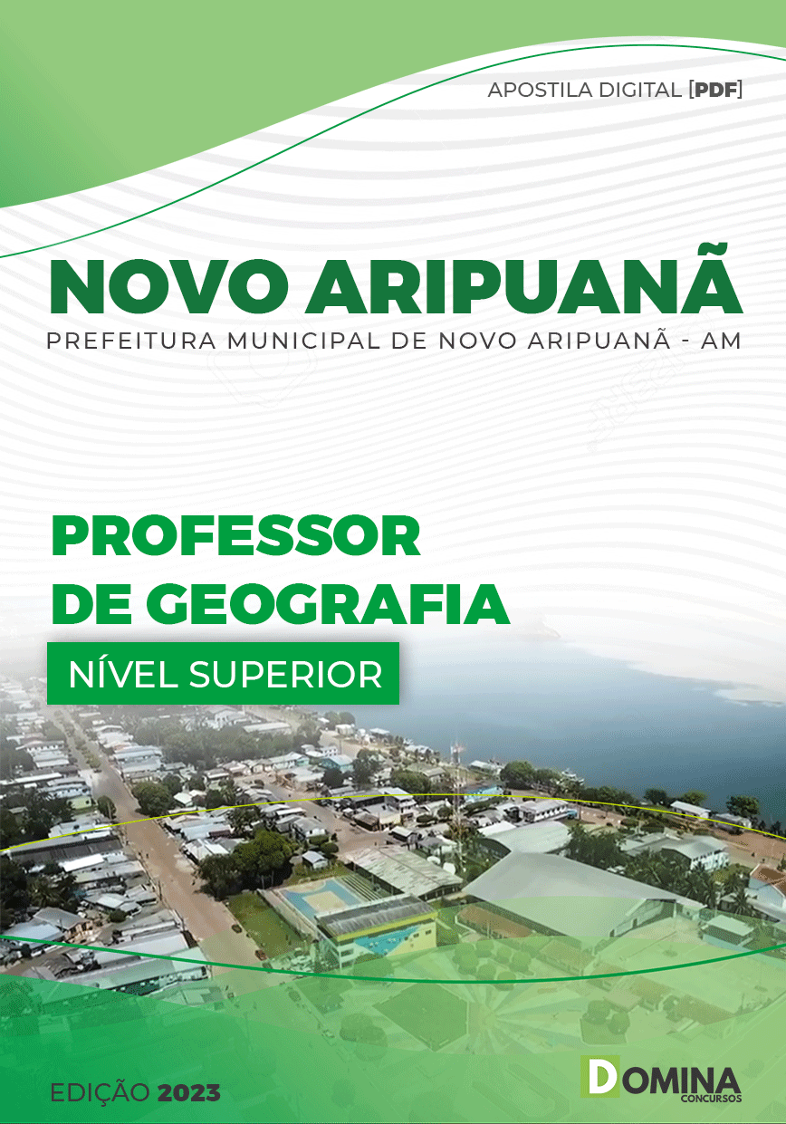 Apostila Pref Novo Aripuanã AM 2023 Professor Geografia