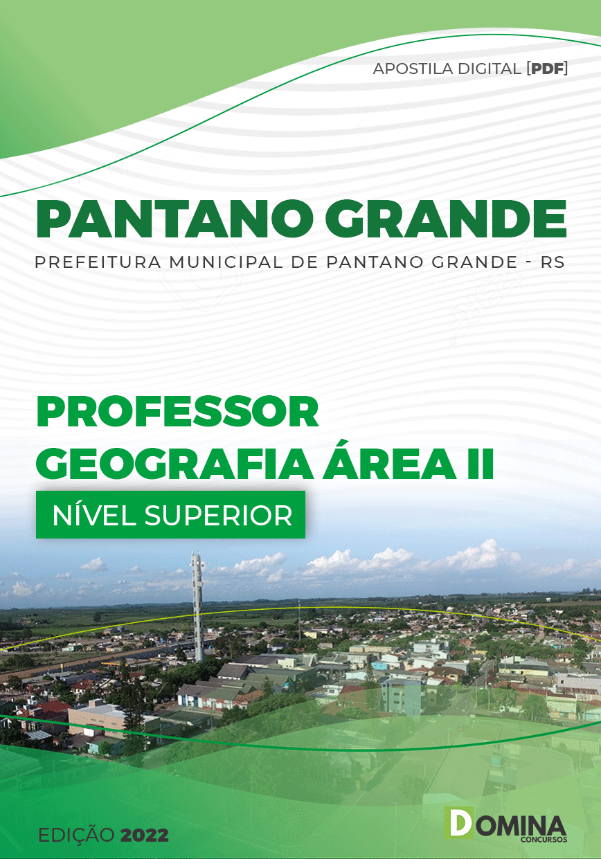 Apostila Pref Pantano Grande RS 2023 Professor Geografia Área II