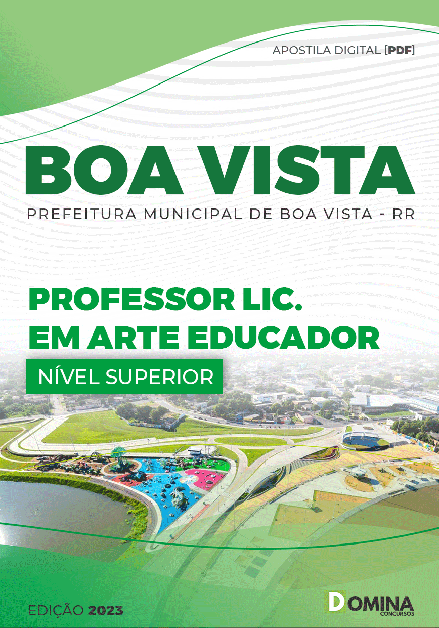 Apostila Pref Boa Vista RR 2023 Professor Licenciatura Arte Educacional