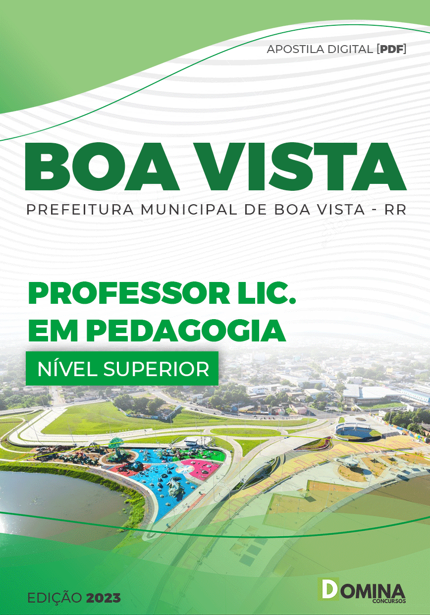 Apostila Pref Boa Vista RR 2023 Professor Licenciado Pedagogia