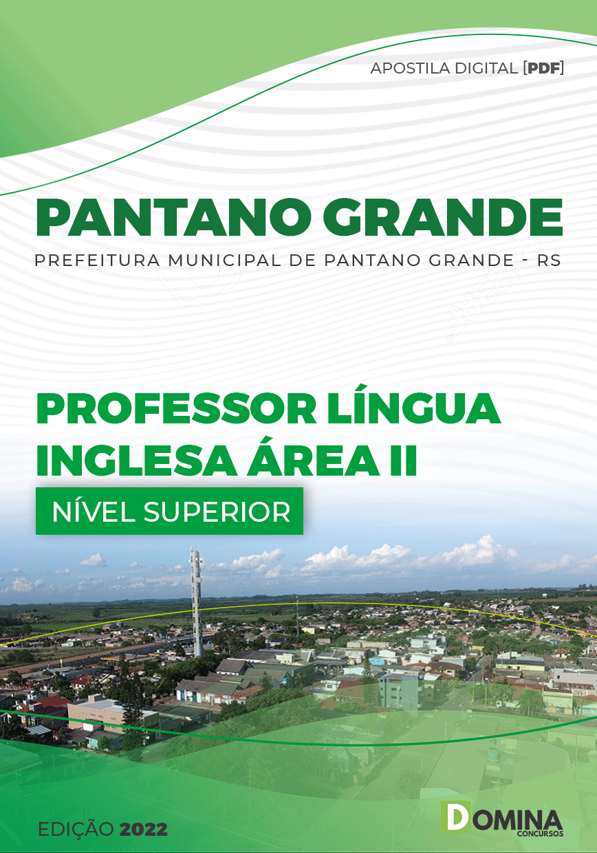 Apostila Pref Pantano Grande RS 2023 Professor Língua Inglesa Área II