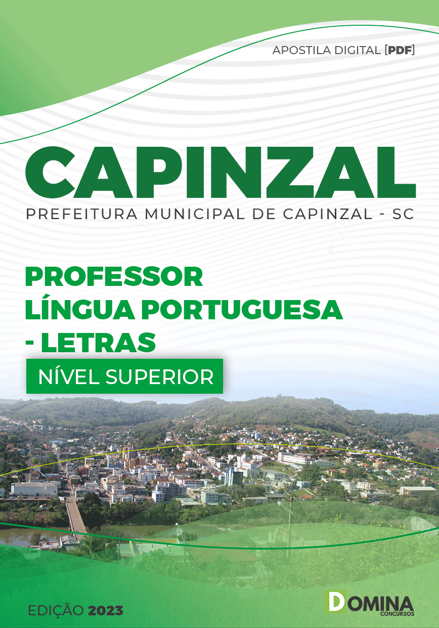 Apostila Pref Capinzal SC 2022 Professor Língua Português