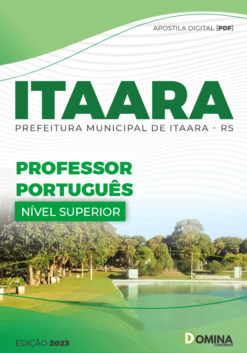 Apostila Digital Pref Itaara RS 2023 Professor Português