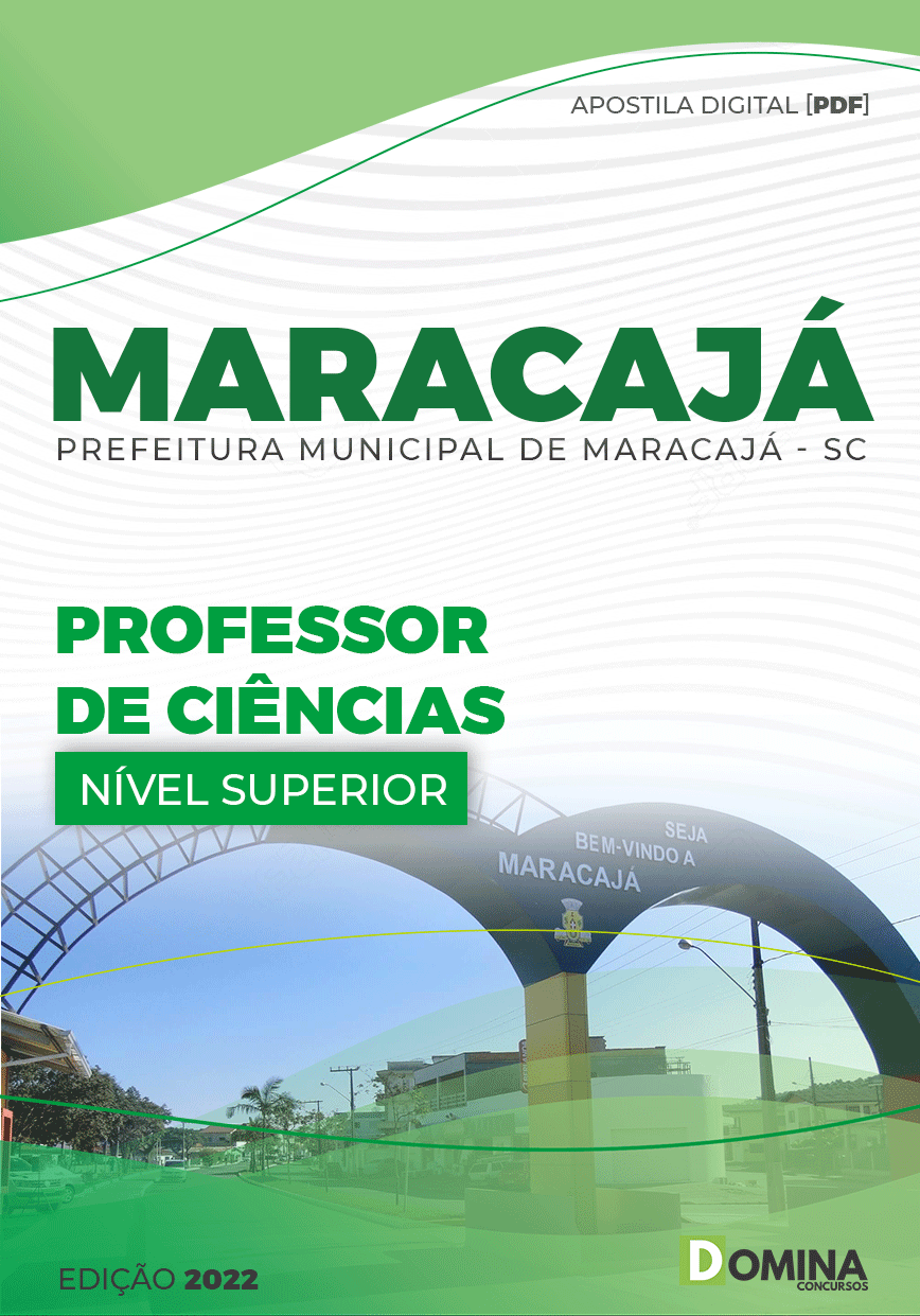 Apostila Digital Pref Maracajá SC 2022 Professor Ciências