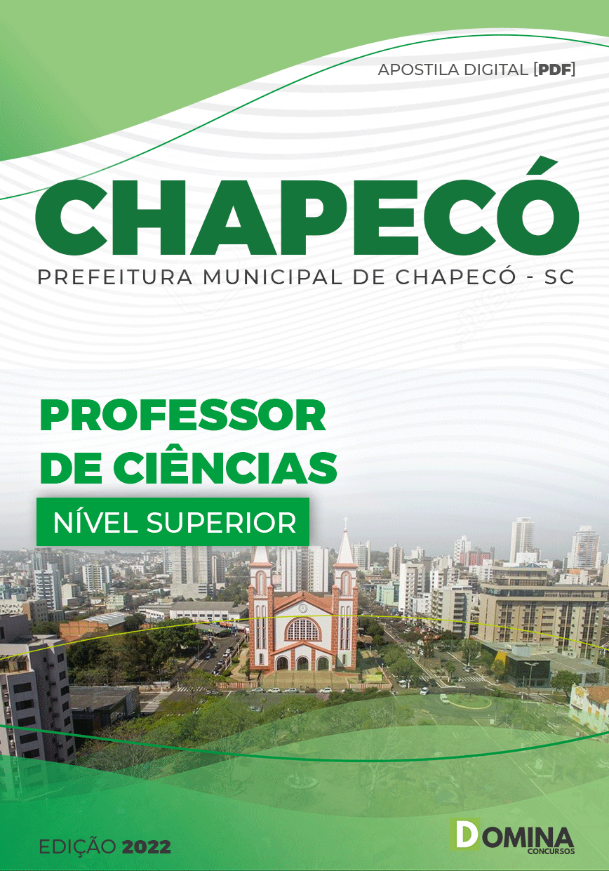 Apostila Digital Pref Chapecó SC 2022 Professor Ciências