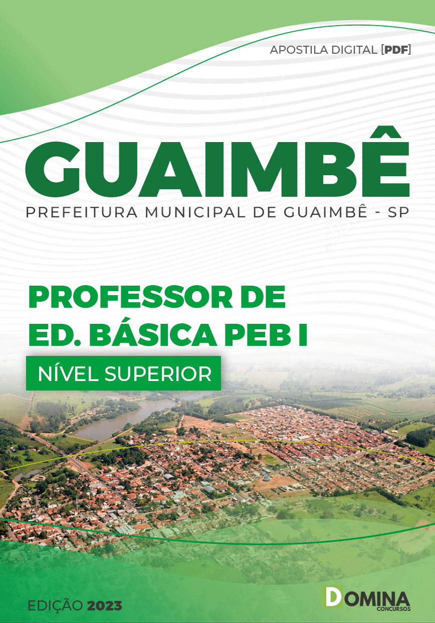 Apostila Pref Guaimbê SP 2023 Professor Educação Básica I
