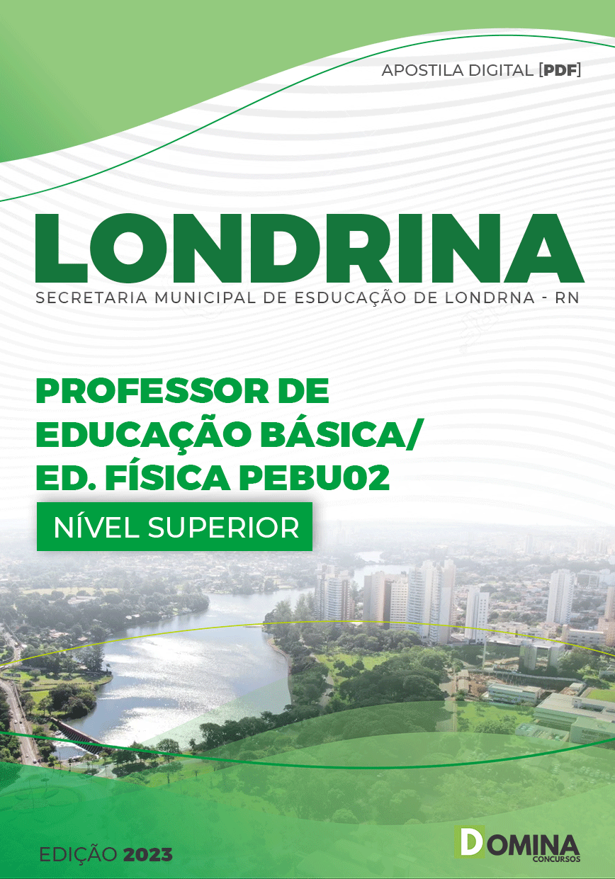 Apostila Secretária Educação Londrina PR 2023 Professor Ed Básica