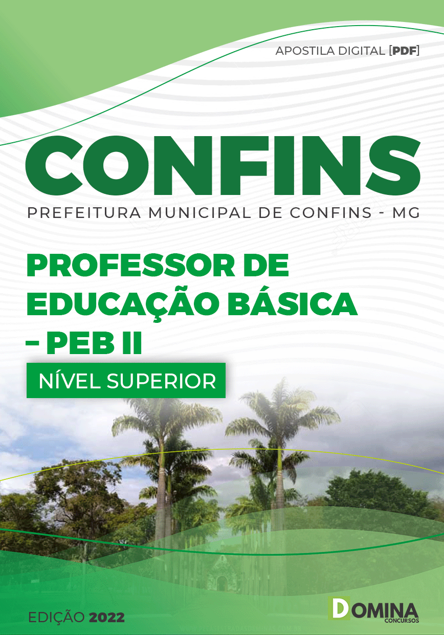 Apostila Pref Confins MG 2022 Professor Educação Básica Ensino Especial