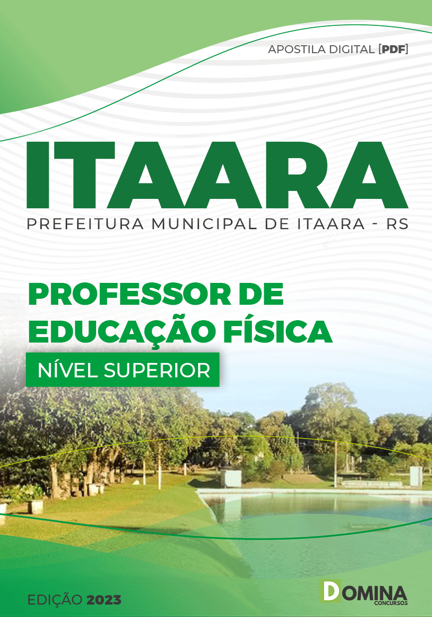 Apostila Pref Itaara RS 2023 Professor Educação Física