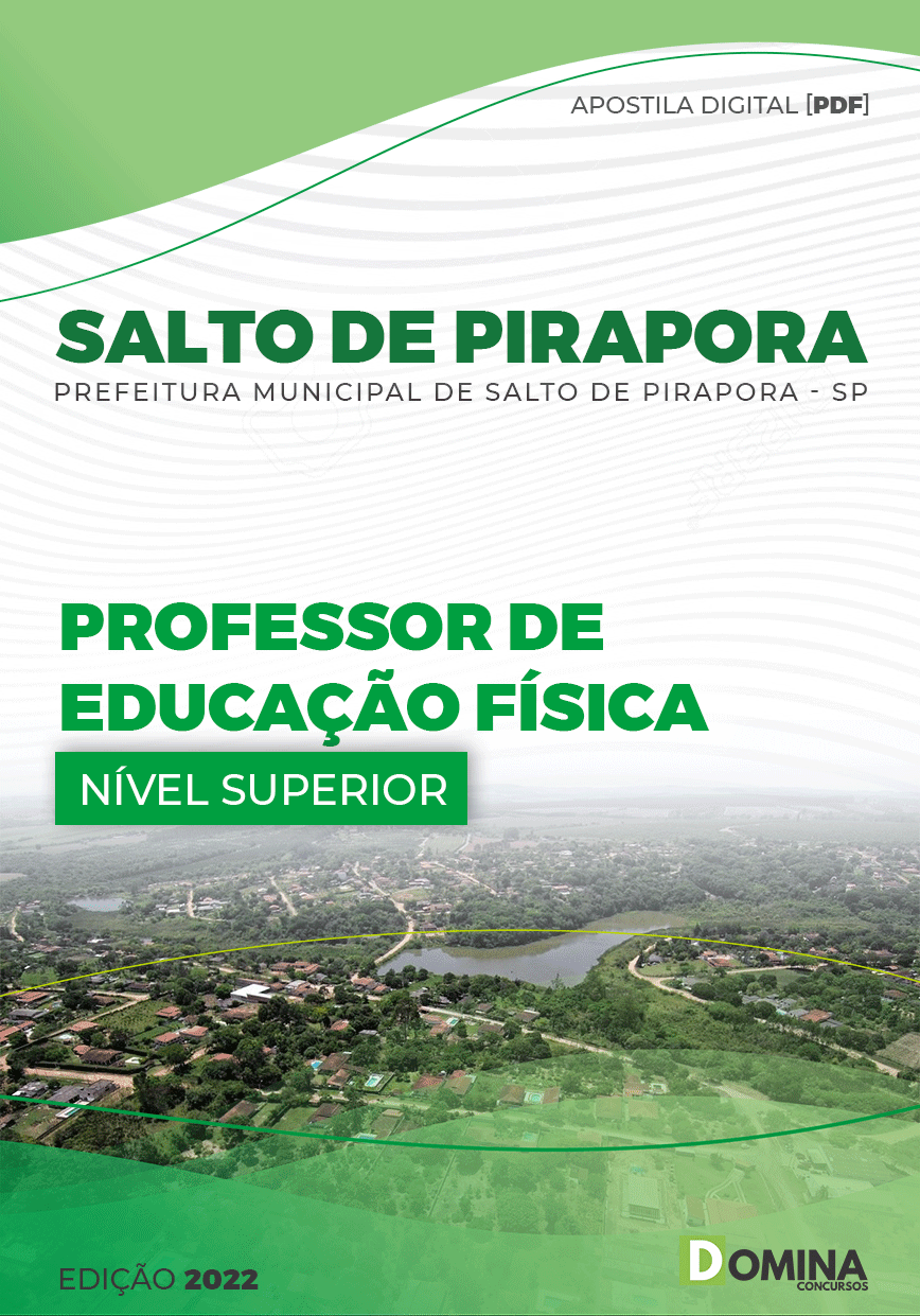 Apostila Pref Salto Pirapora SP 2022 Professor Educação Física