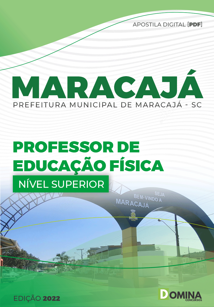 Apostila Pref Maracajá SC 2022 Professor Educação Física
