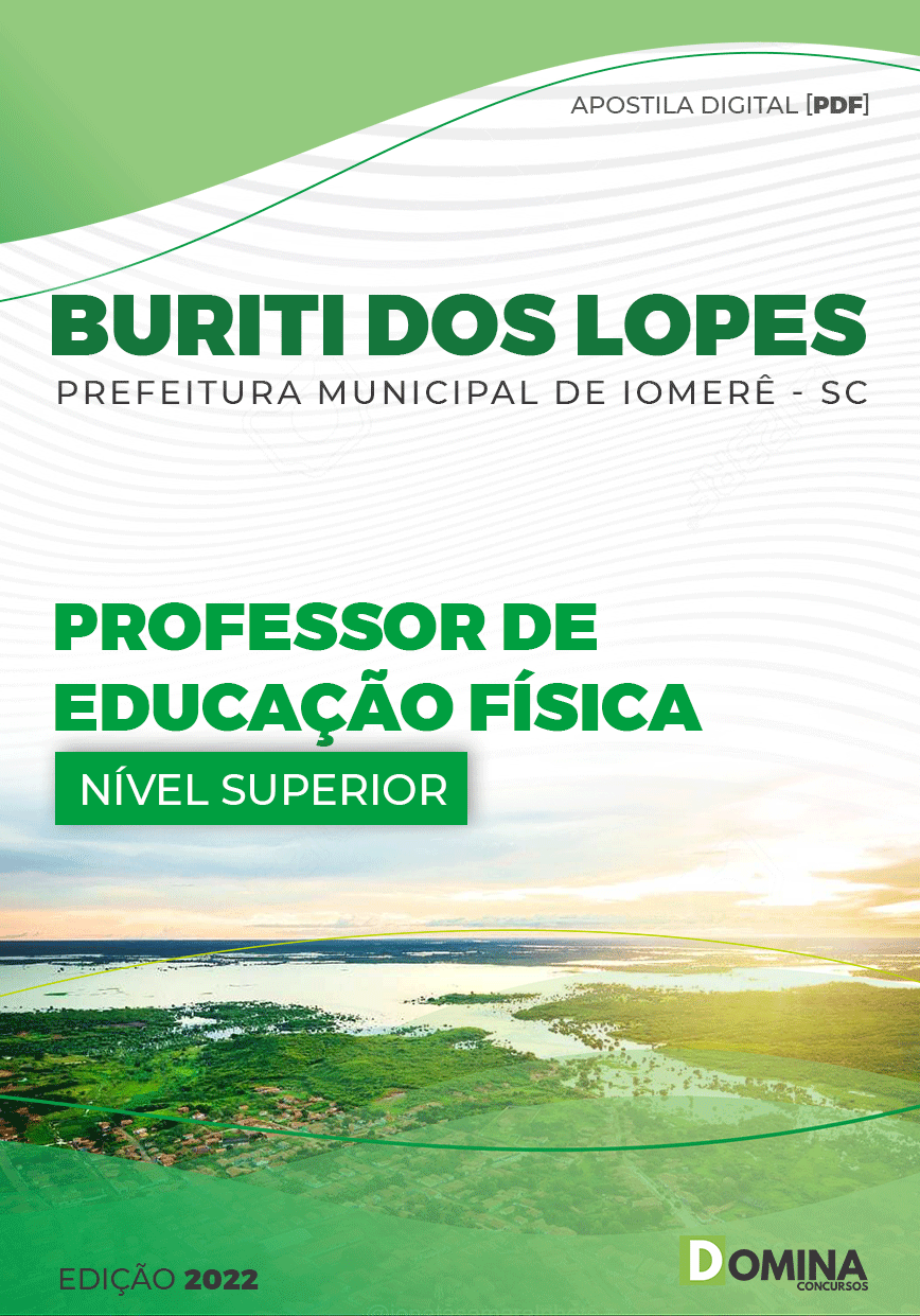 Apostila Pref Buriti Lopes PI 2022 Professor Educação Física