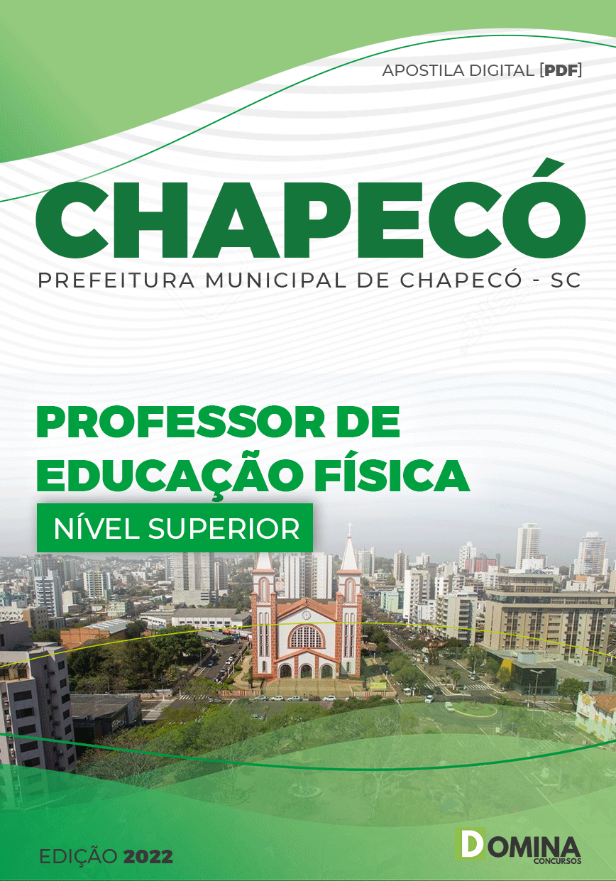 Apostila Pref Chapecó SC 2022 Professor Educação Física