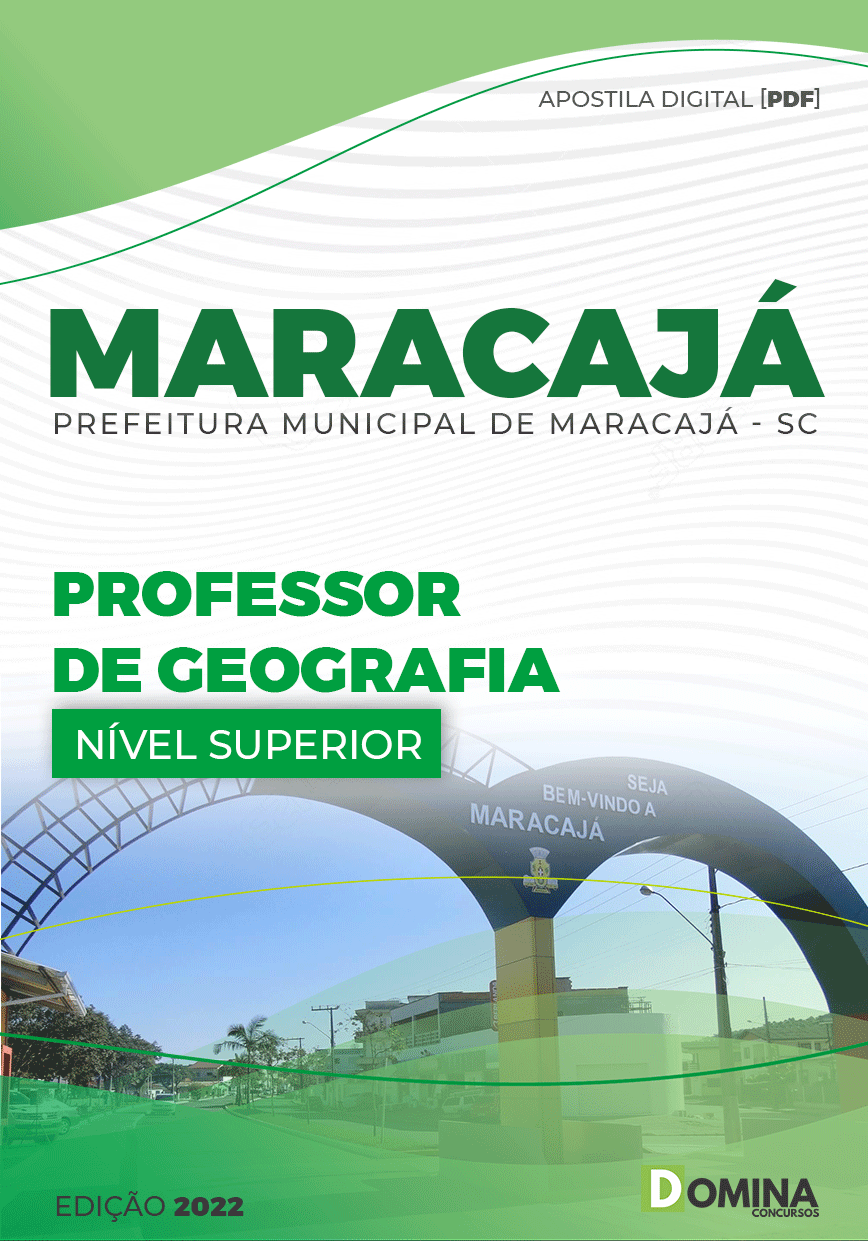 Apostila Digital Pref Maracajá SC 2022 Professor Geografia