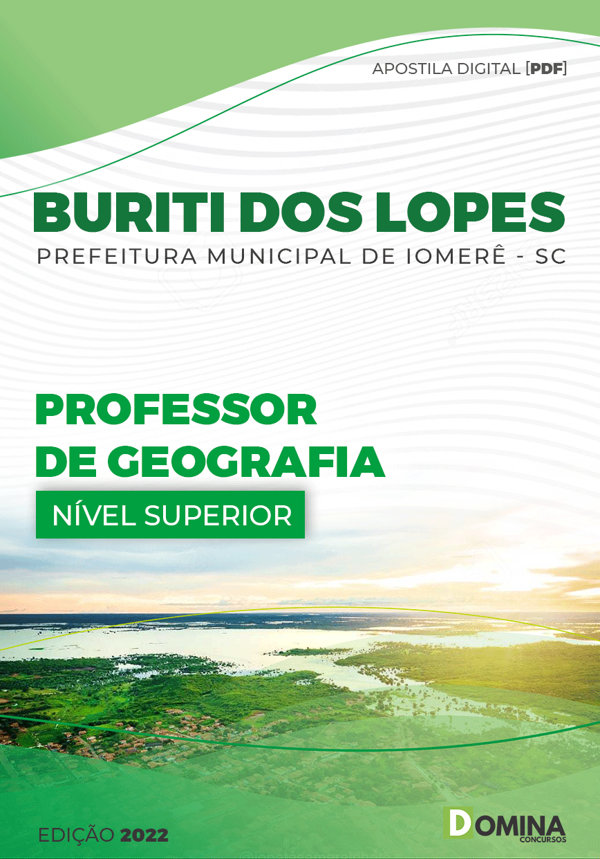 Apostila Digital Pref Buriti Lopes PI 2022 Professor Geografia