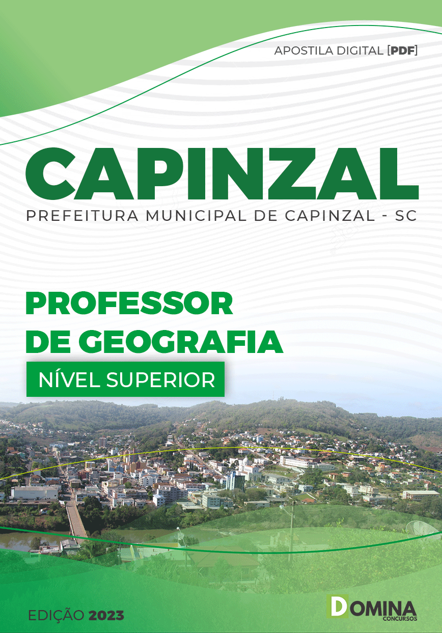 Apostila Pref Capinzal SC 2022 Professor Geografia