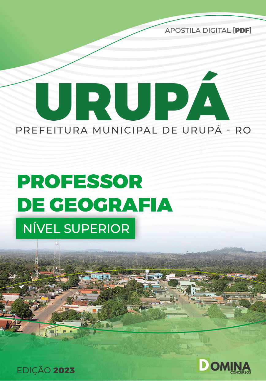 Apostila Concurso Pref Urupá RO 2023 Professor Geografia