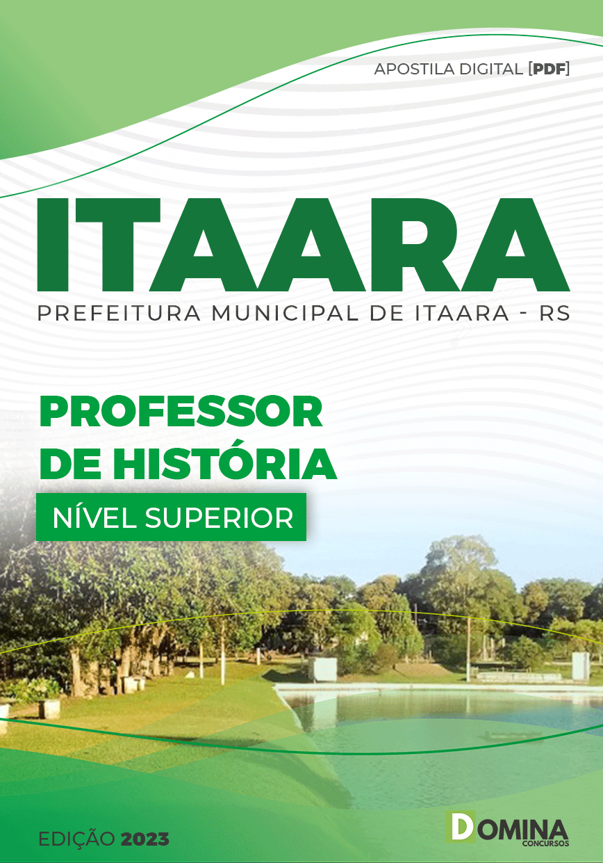 Apostila Digital Pref Itaara RS 2023 Professor História