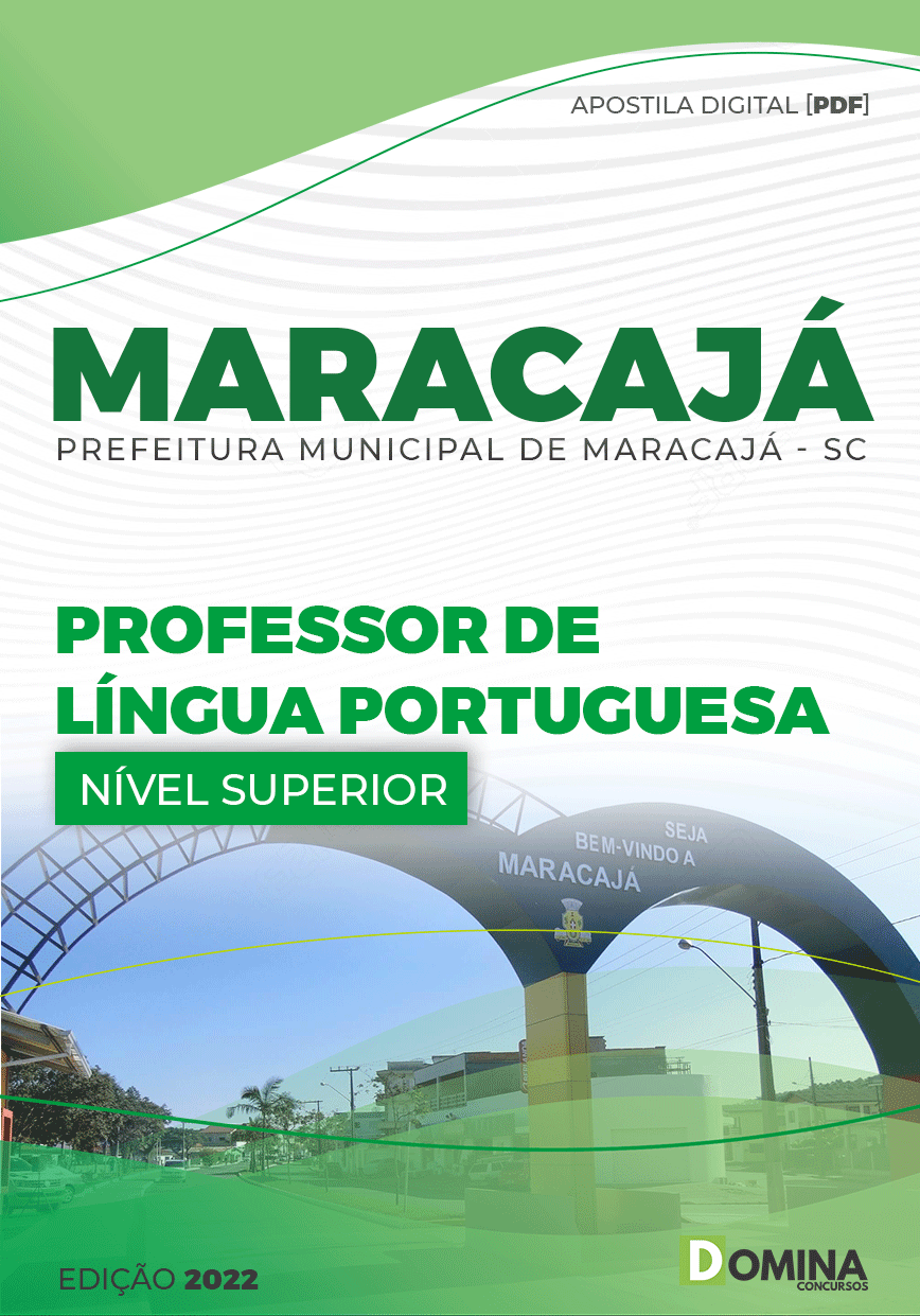 Apostila Pref Maracajá SC 2022 Professor Língua Portuguesa
